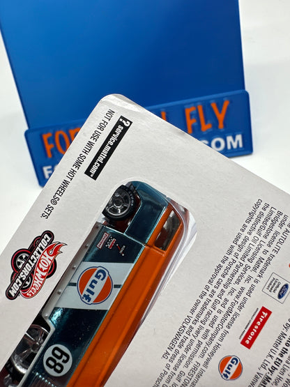Hot Wheels RLC Red Line Club - 2013 Release - Gulf Volkswagen Drag Bus