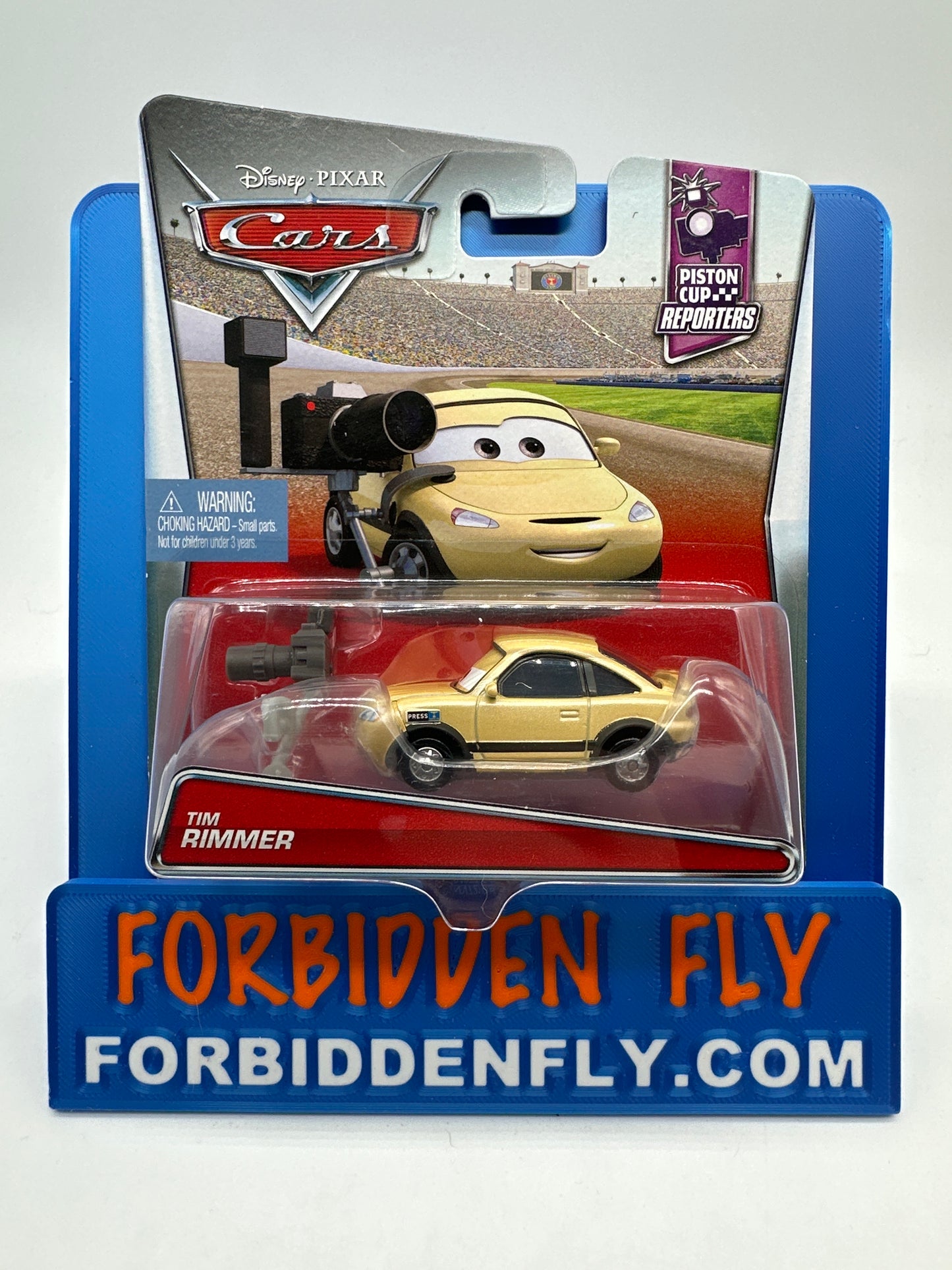 Disney Pixar Cars Movie - Piston Cup Reporters Series - Tim Rimmer