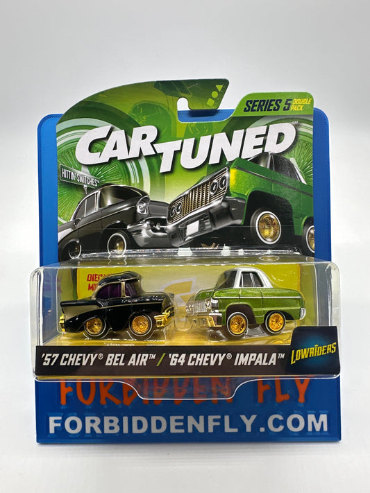 CarTuned - Series 5 Double Pack (Multipack) Regular Retail Release - Hittin’ Switches - ‘57 Chevy Bel Air & ‘64 Chevy Impala