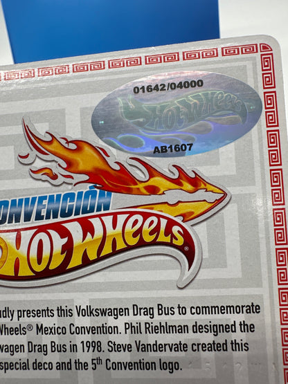Hot Wheels 5A Mexican Convention - 2012 Mexico Exclusive Volkswagen Drag Bus