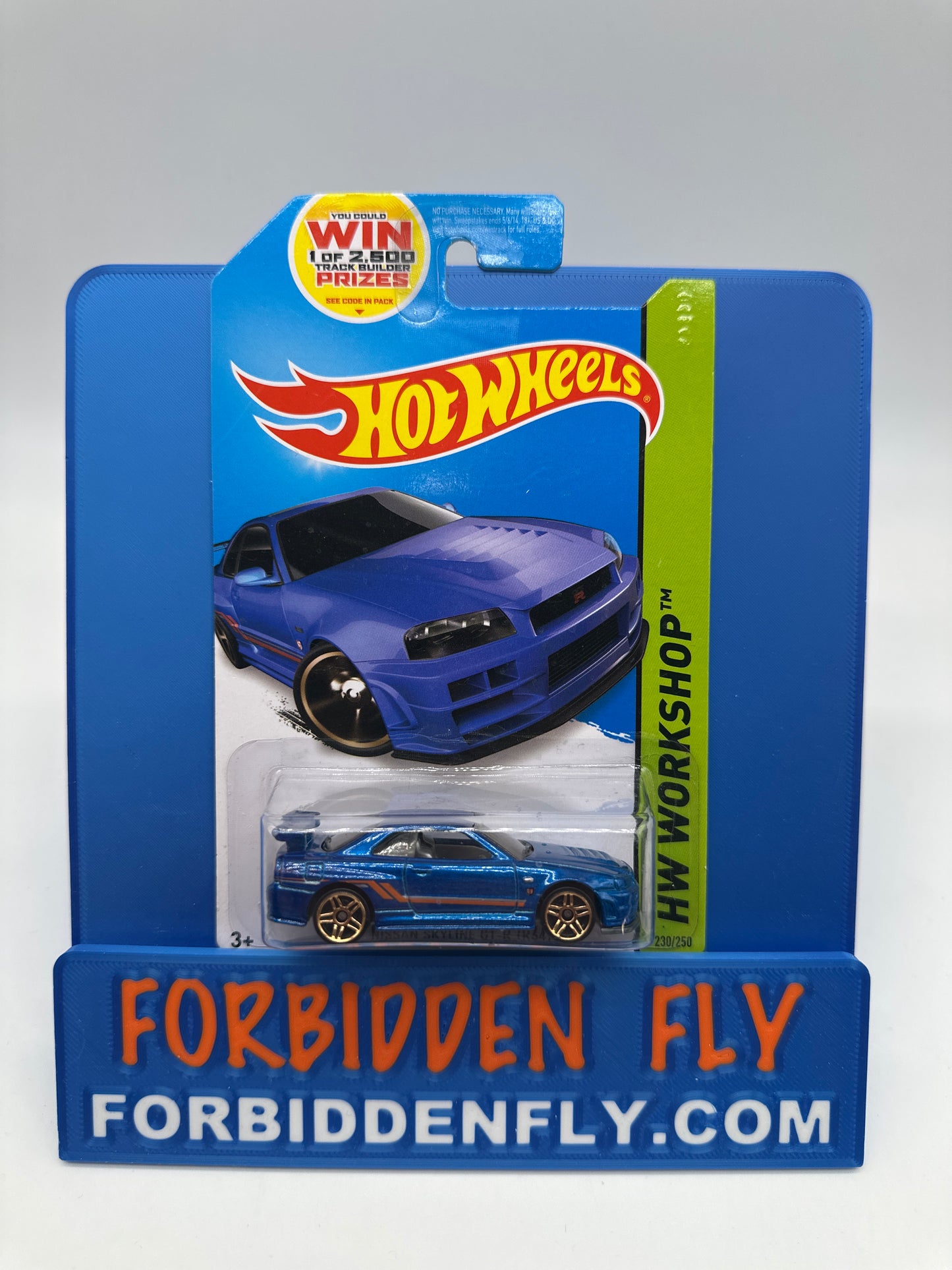 Hot Wheels Mainline - 2014 HW Workshop Series - Nissan Skyline GT-R (R34) - Blue