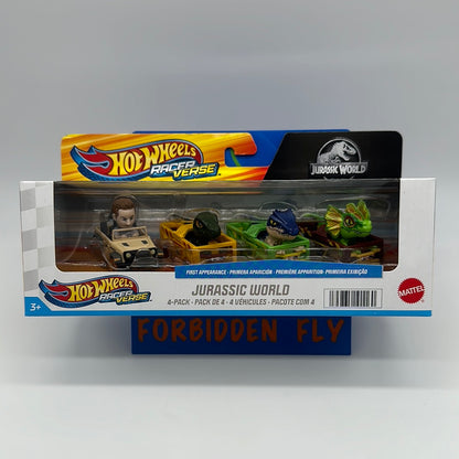 Hot Wheels - 2023 Racer Verse - Jurassic World 4 Pack