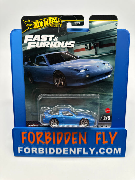 Hot Wheels Premium - 2024 Pop Culture - Fast & Furious  - #2/5 - 1996 Nissan 180SX Type X