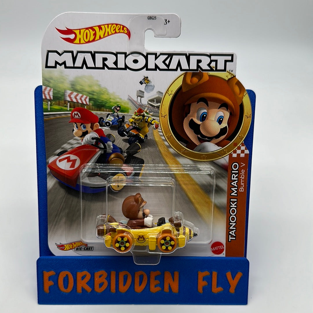 Hot Wheels Mario Kart - Character Kart - Tanooki Mario and Bumble V