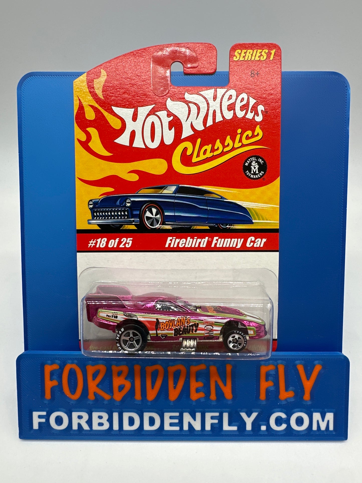 Hot Wheels Classics - Series 1 #18 of 25 - Pink Firebird Funny Car