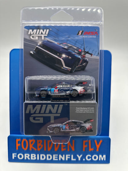 Mini GT Regular Release #1012 - Ford Mustang GT3 #65 (2024 IMSA Daytona 24 Hrs Ford Multimac Motorsports)