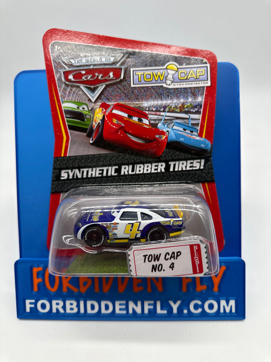 Disney Pixar Cars Movie - Piston Cup Racer w/ Synthetic Rubber Tires #4 Tow Cap