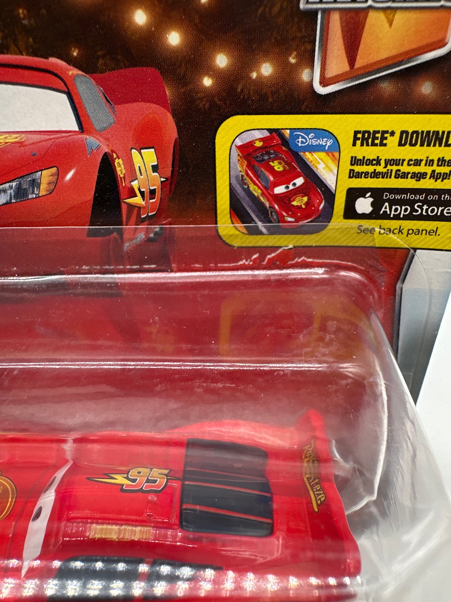 Disney Pixar Cars Movie - #95 Returns Series 2 Two 2 Pack - Mater with No Tires & Lightning McQueen with No Tires