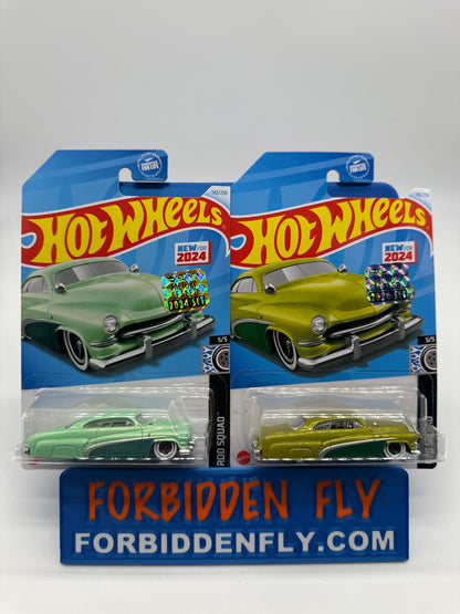 Hot Wheels Mainline - Factory Stickered 2024 - Hirohata Merc - Lot Of 2