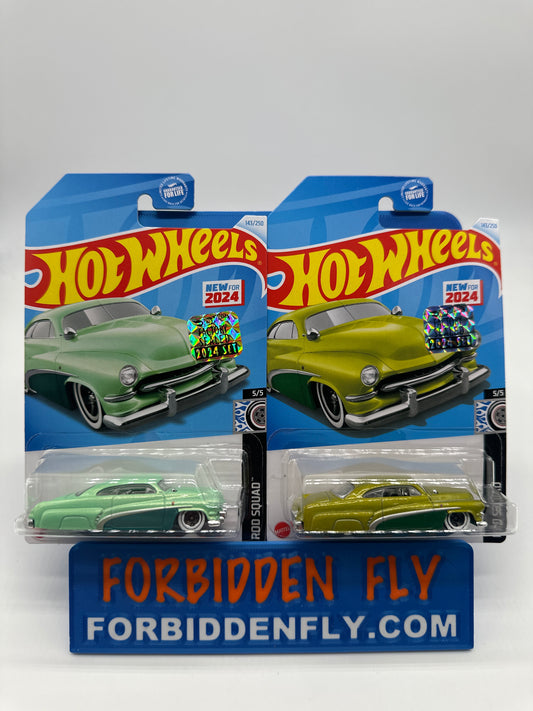Hot Wheels Mainline - Factory Stickered 2024 - Hirohata Merc - Lot Of 2