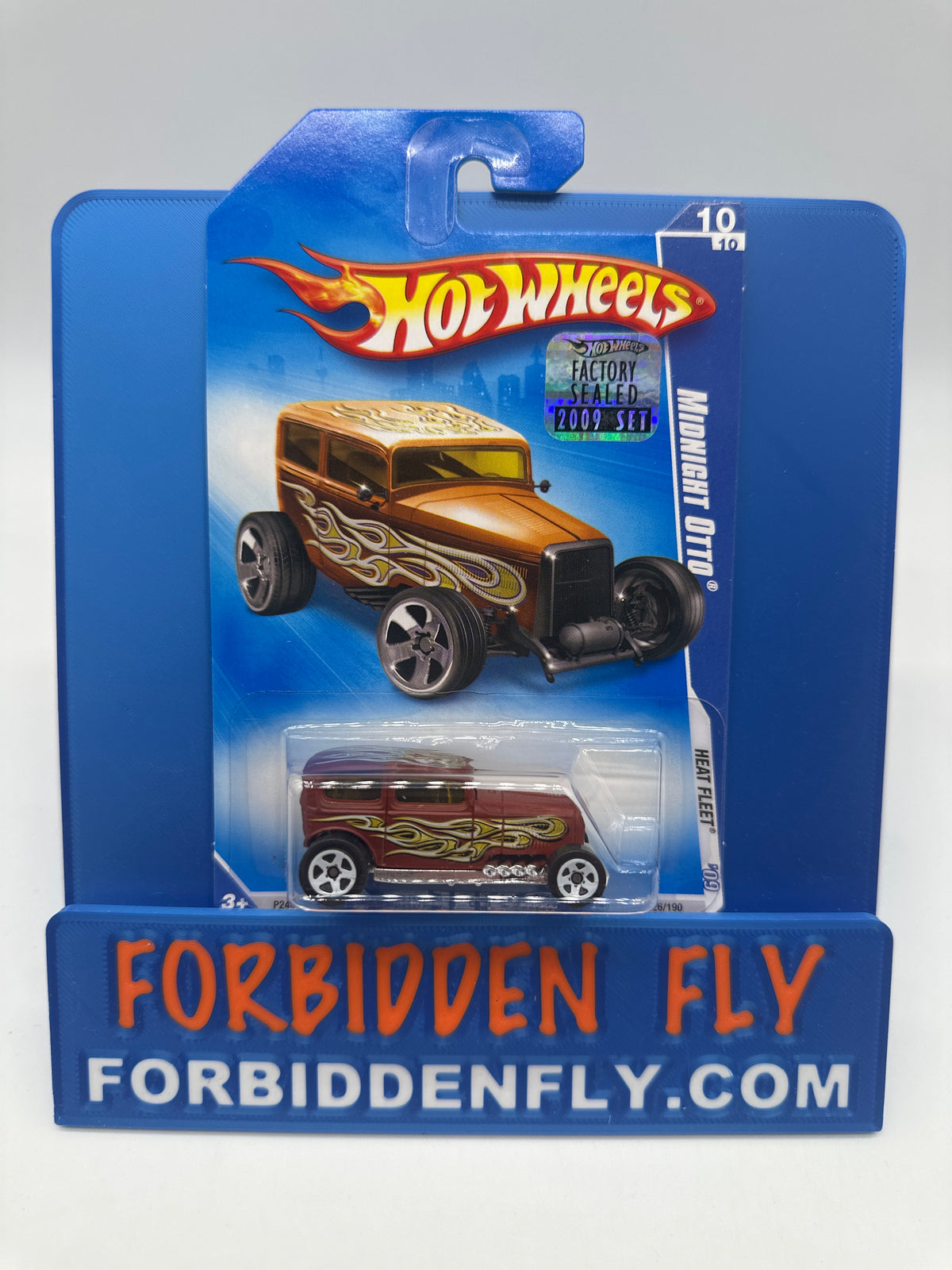 Hot Wheels Mainline - 2009 Factory Stickered - Heat Fleet Series - Midnight Otto - Lot Of 2
