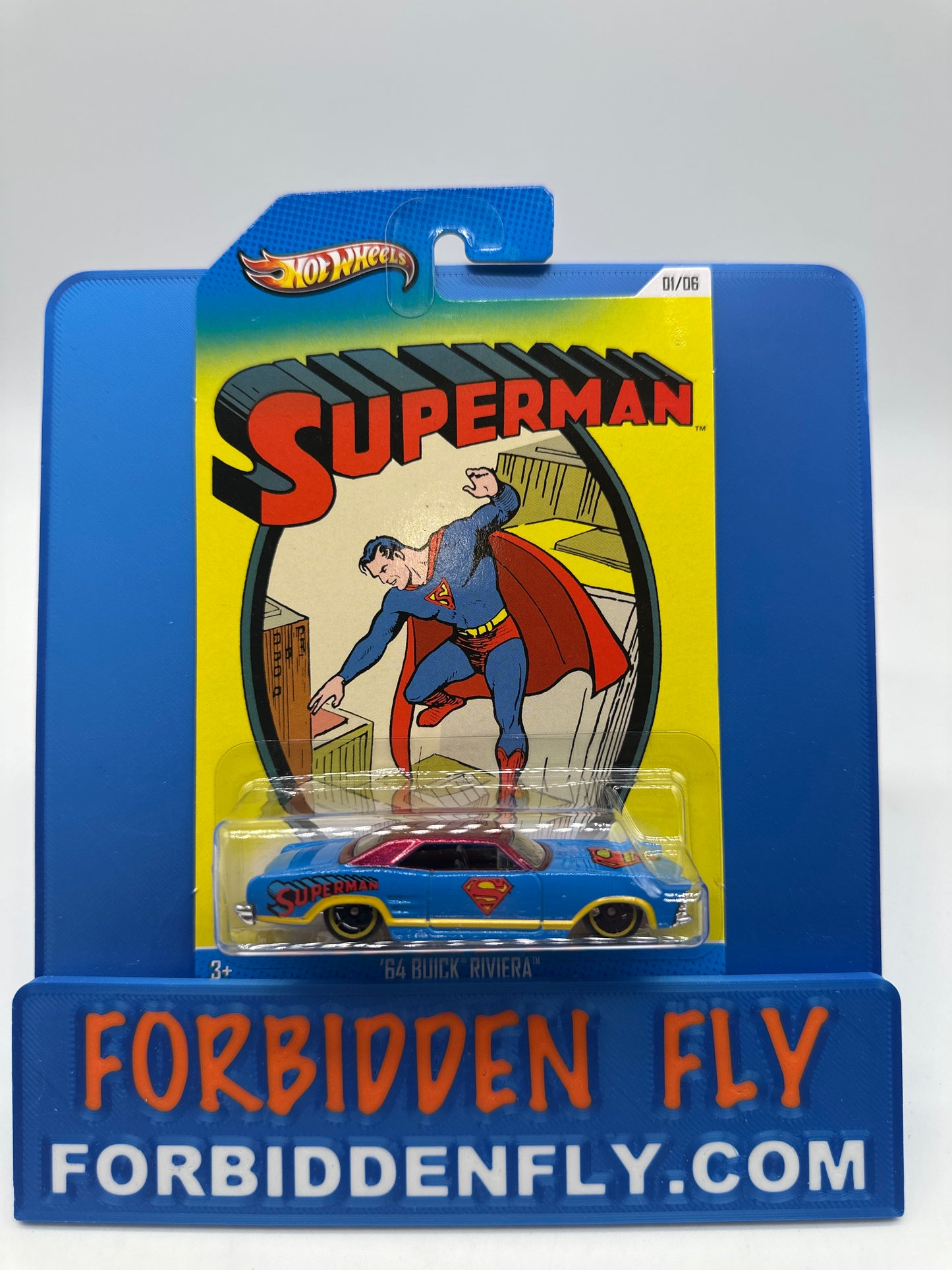Hot Wheels - 2013 Wal Mart Exclusive - Superman Comic Art Series - Complete Set of 6