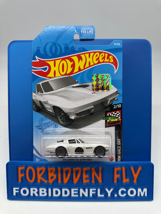 Hot Wheels 2021 Factory Sticker - ‘64 Corvette Sting Ray - White