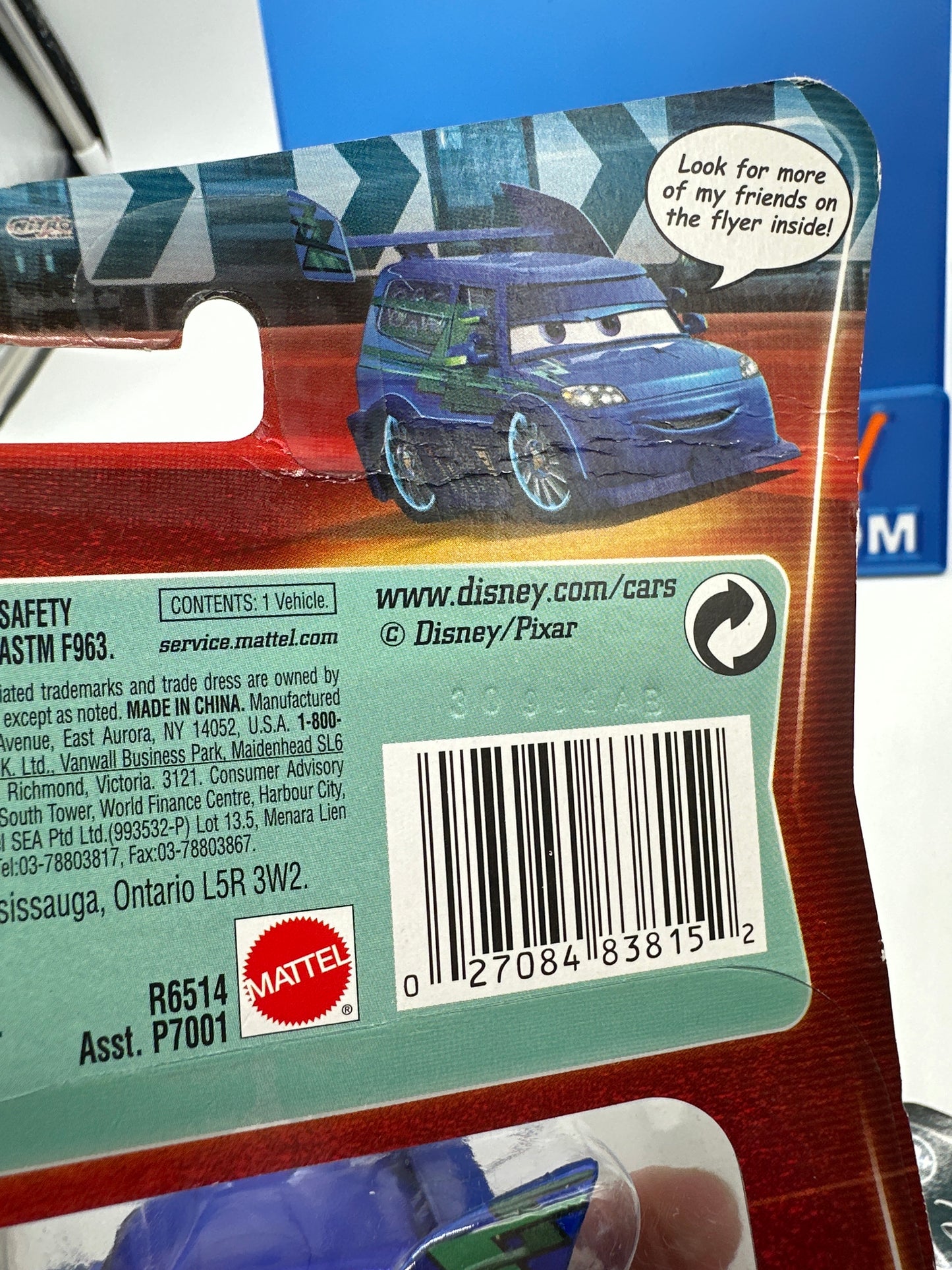 Disney Pixar Cars Movie - Chase Metallic DJ (Tuners)