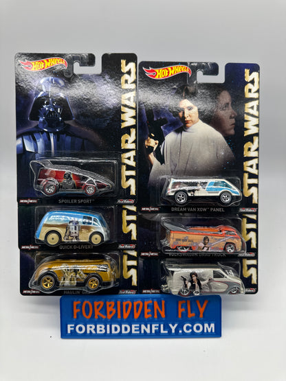 Hot Wheels Premium - Pop Culture 2015 - Star Wars Series - Set of 6