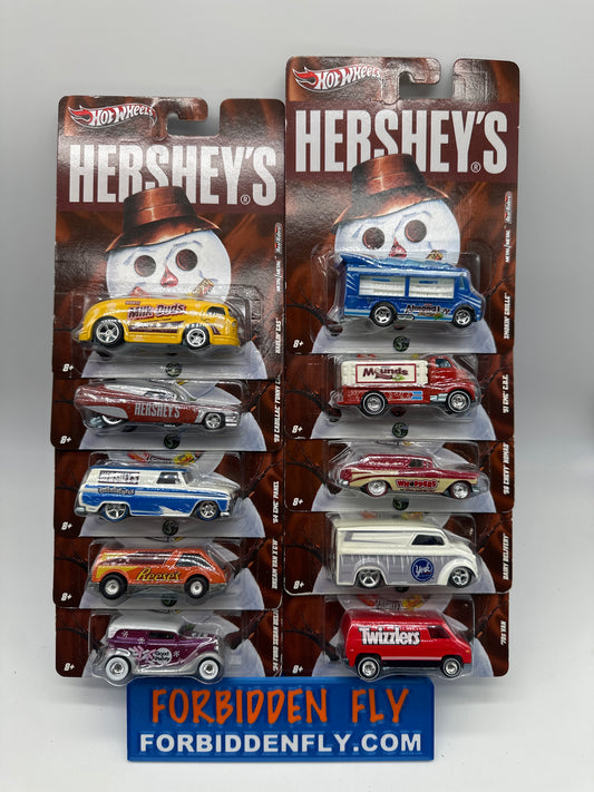 Hot Wheels Premium - Pop Culture 2011 Hershey’s Chocolate Candy Series - Set of 10