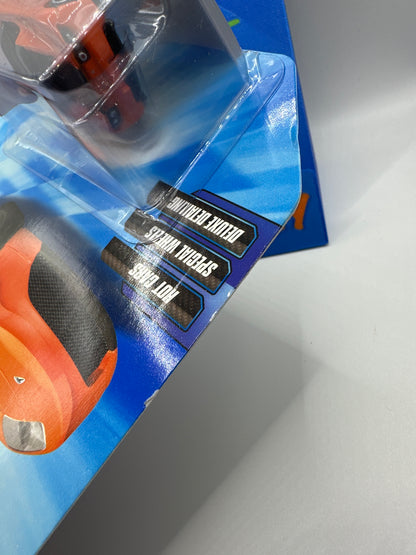 Hot Wheels Premium 2012 Speed Machines Series Single - Orange Tesla Roadster Sport