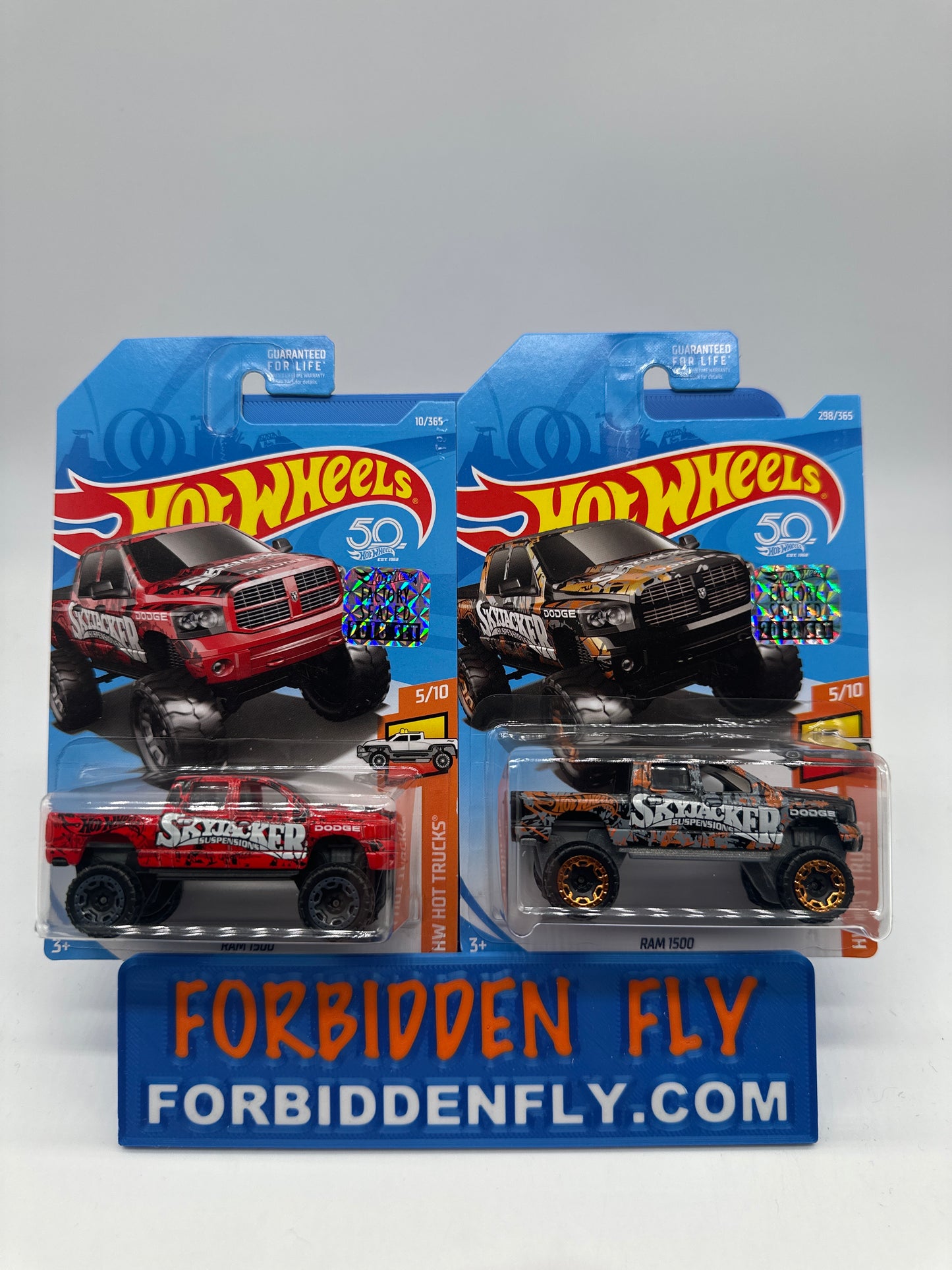 Hot Wheels Mainline - Factory Stickered 2018 - Ram 1500 - Lot Of 2