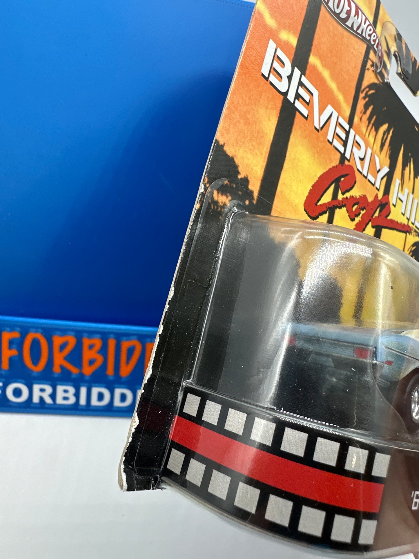 Hot Wheels 2013 Retro Entertainment Premium Single - Beverly Hills Cop - ‘68 Chevy Nova (Movie Reel Packaging)