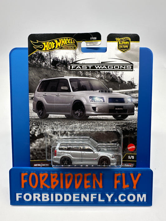 Hot Wheels Car Culture Premium - 2025 Fast Wagons Series - #5/5 - Subaru Forester STI