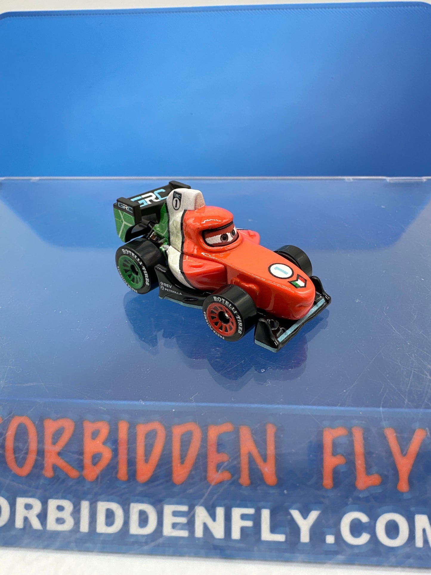 Disney Pixar Cars Movie Metal Mini Racers - 2024 Series 4 #37 - GRC Francesco Bernoulli (Loose)