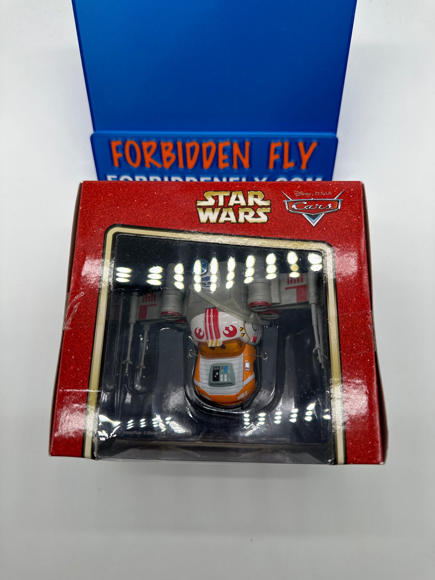 Disney Pixar Cars Movie - Disney Store Parks Exclusive Star Wars Series - Lightning McQueen as Jedi Luke Skywalker (X-Wing) Death Star Battle