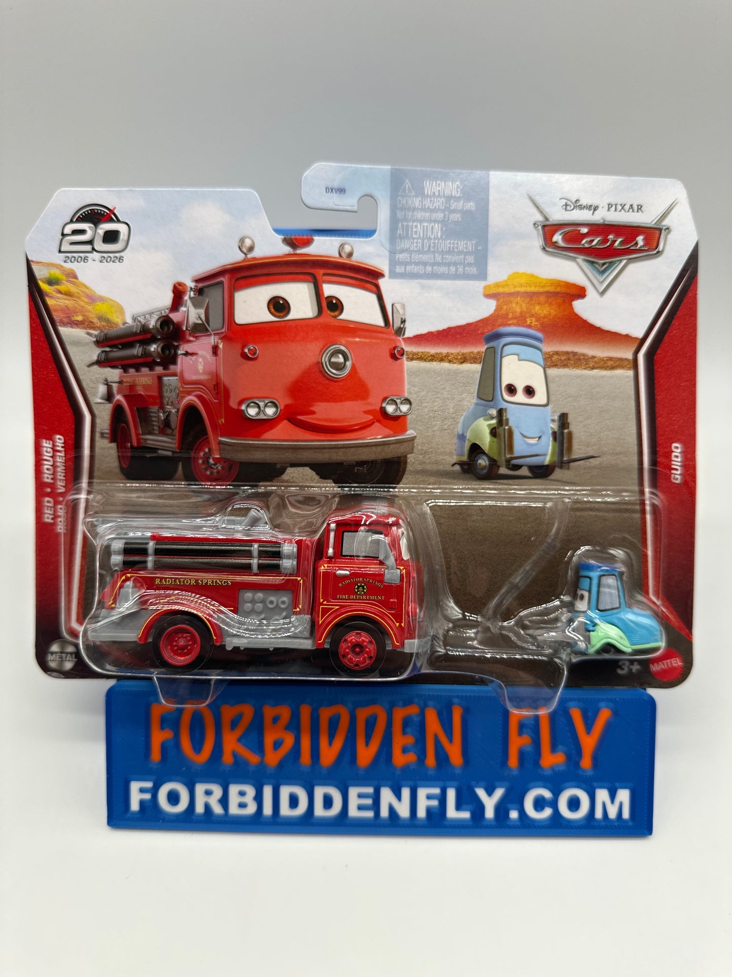 Disney Pixar Cars 2026 - 20 Year Anniversary Release (Two) 2 Pack - Red & Guido