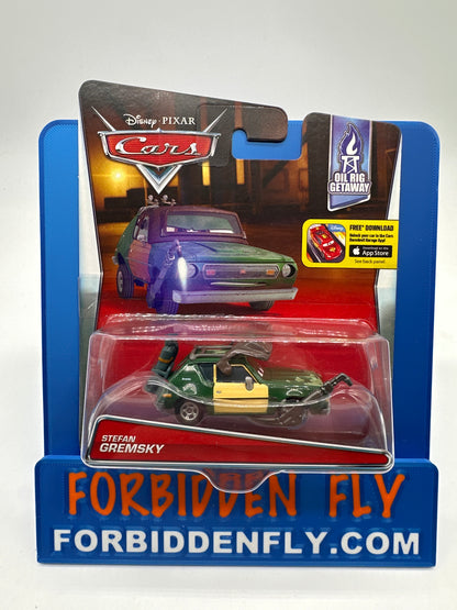Disney Pixar Cars Movie - Oil Rig Getaway Series - Stefan Gremsky