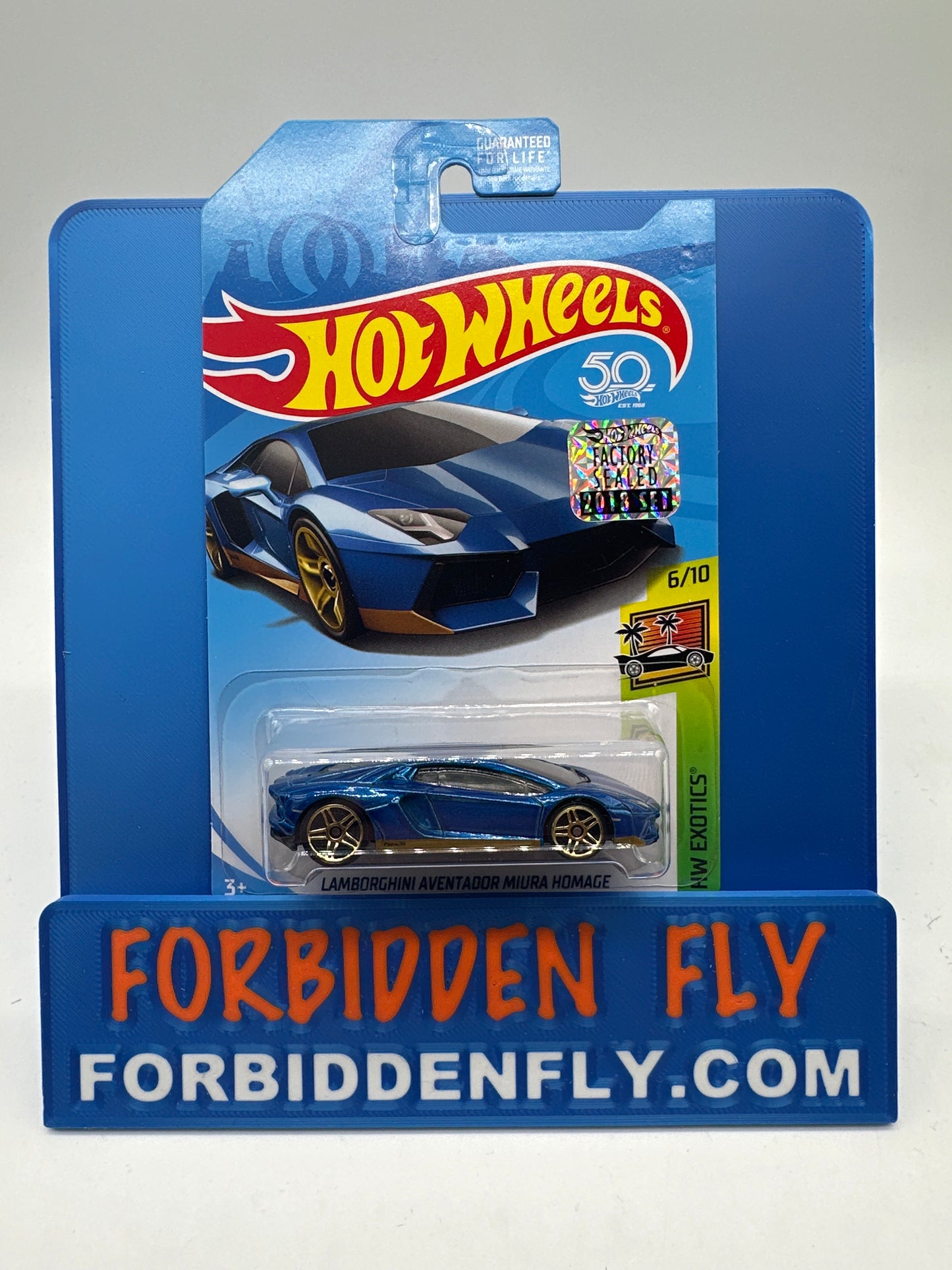 Hot Wheels Mainline - Factory Stickered 2018 K-Mart Exclusive - Lamborghini Aventador Muira Homage