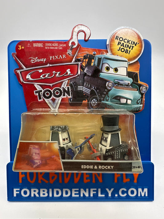 Disney Pixar Cars Movie - Heavy Metal Mater Toon Series - Rocky & Eddie (pitty)