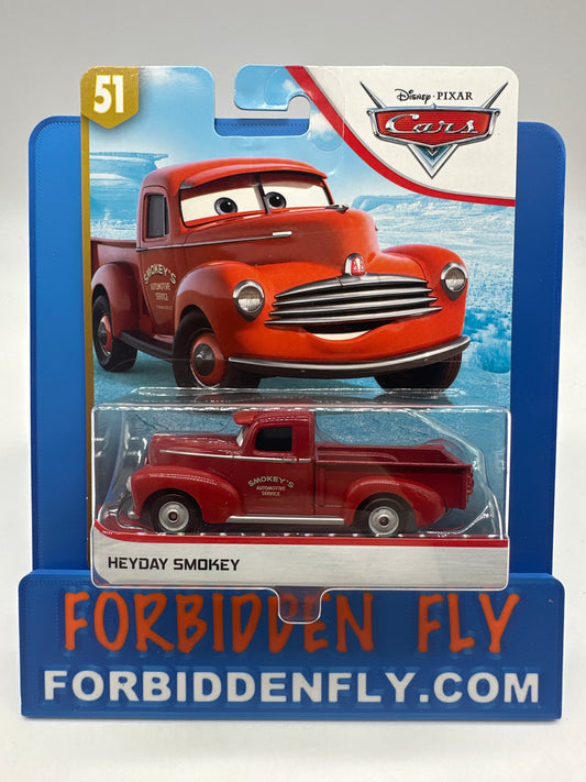 Disney Pixar Cars Movie - Doc’s Racing Days Series (White Card) - Heyday Smokey