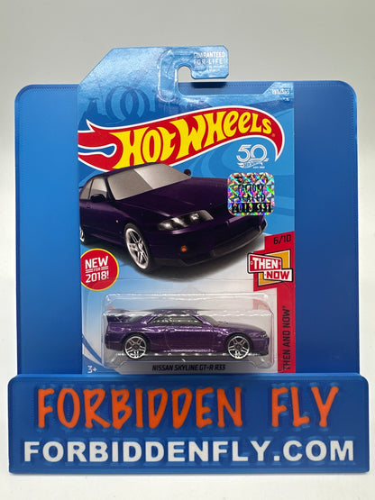 Hot Wheels Mainline - Factory Stickered 2018 - Nissan Skyline GT-R R33 - Lot Of 2