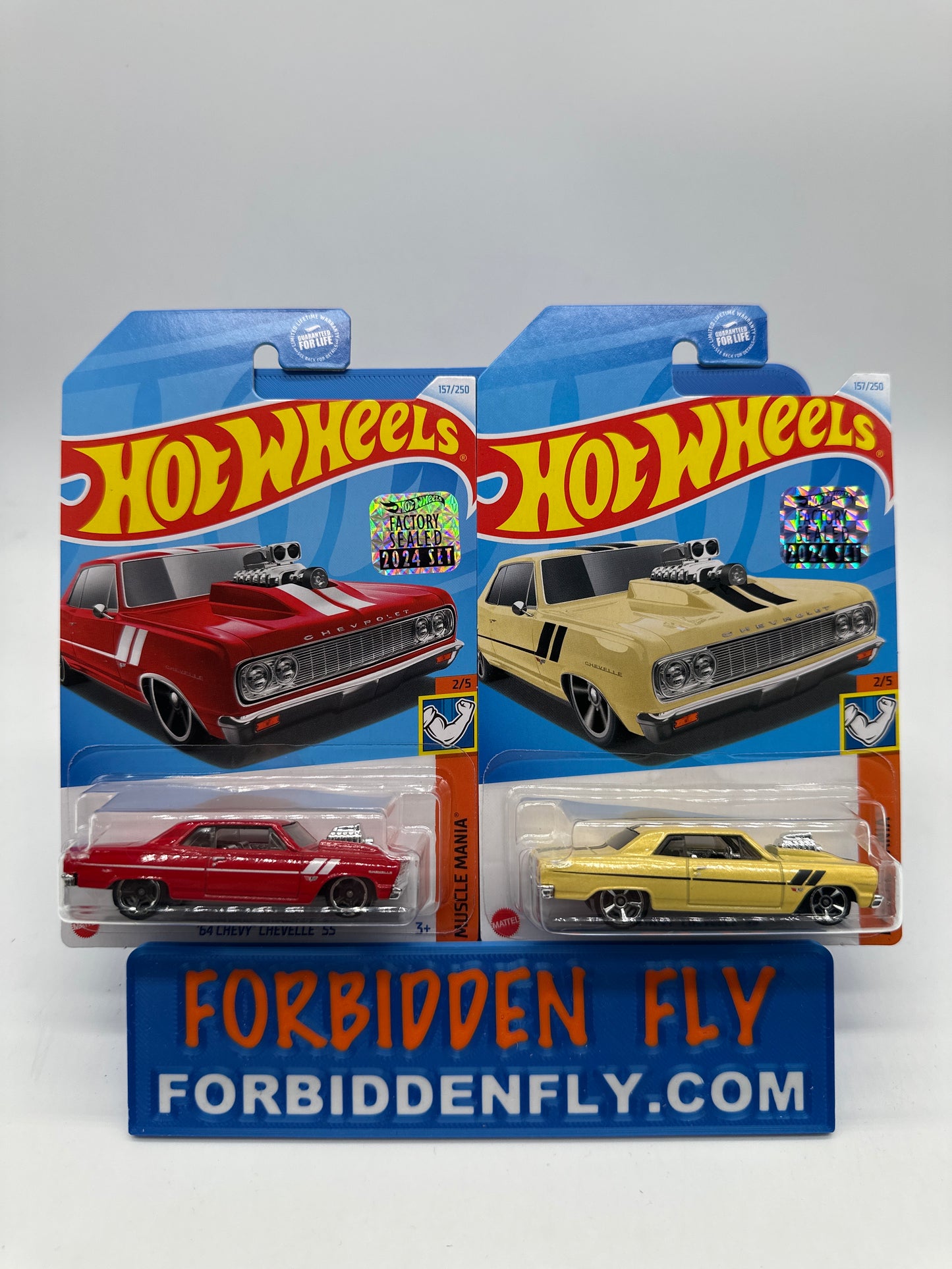 Hot Wheels Mainline - Factory Stickered 2024 - ‘64 Chevy Chevelle SS - Lot Of 2