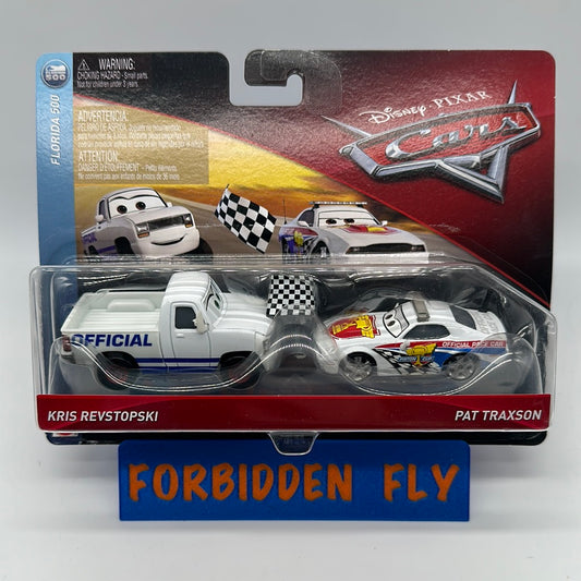 Disney Pixar Cars Movie - Florida 500 Series Two Pack - Kris Revstopski & Pat Traxson