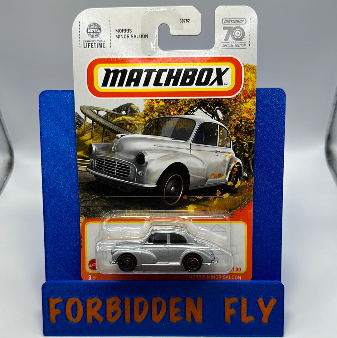 Matchbox - 2023 Mainline #5/100 - Morris Minor Saloon - Silver