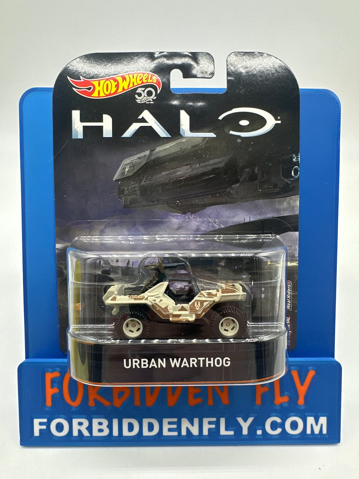 Hot Wheels 2018 Retro Entertainment Premium Single - Halo - Urban Warthog (Movie Reel Packaging)