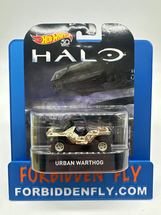 Hot Wheels 2018 Retro Entertainment Premium Single - Halo - Urban Warthog (Movie Reel Packaging)