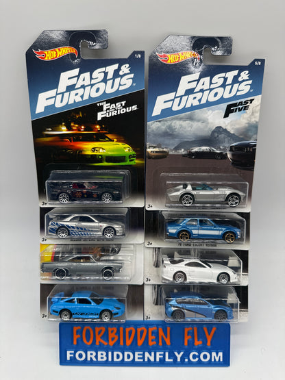 Hot Wheels - Walmart Exclusive - 2017 Fast & Furious Mainline Series - Complete Set of 8