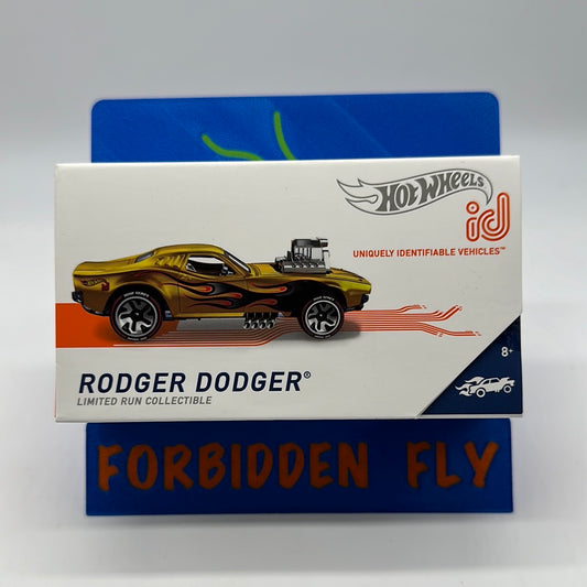 Hot Wheels Boxed Series 2 ID Car - Rod Squad - Rodger Dodger - Gold