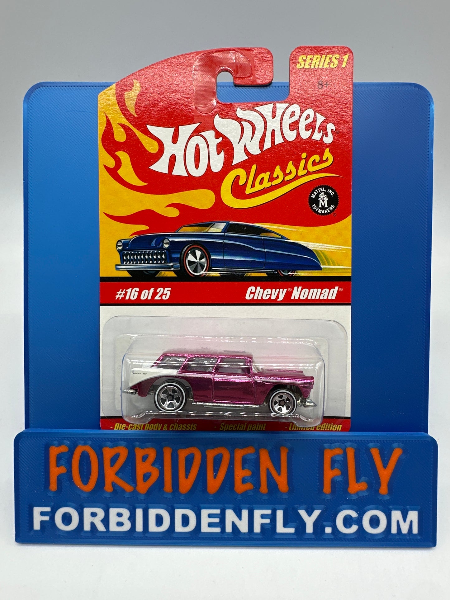 Hot Wheels Classics - Series 1 #16 of 25 - Pink Chevy Nomad