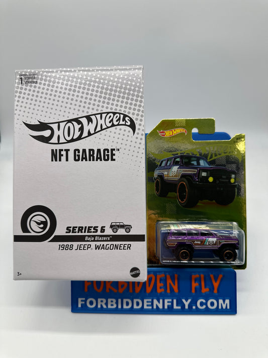 Hot Wheels NFT Series 6 - Baja Blazers - 1988 Jeep Wagoneer - NFTH
