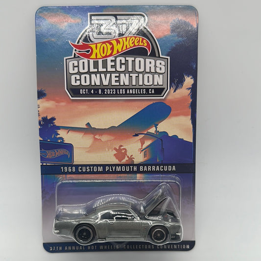 Hot Wheels 37th Annual Collector’s Convention - 2023 Los Angeles, California Dinner Car (No Sticker) - 1968 Custom Plymouth Barracuda