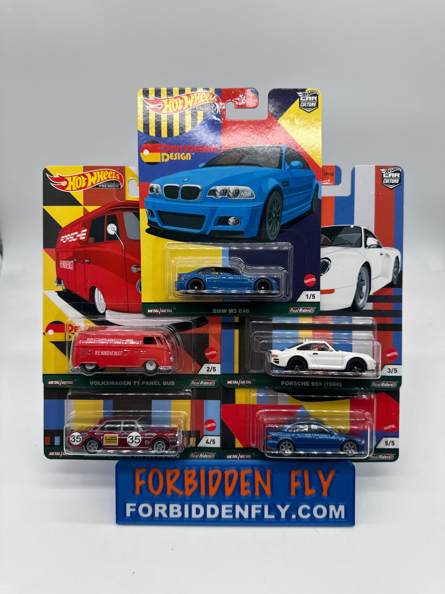 Hot Wheels Car Culture - Deutschland Design Series 1 Premium Set of 5
