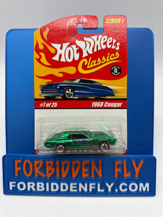 Hot Wheels Classics - Series 1 #7 of 25 - Green 1968 Cougar