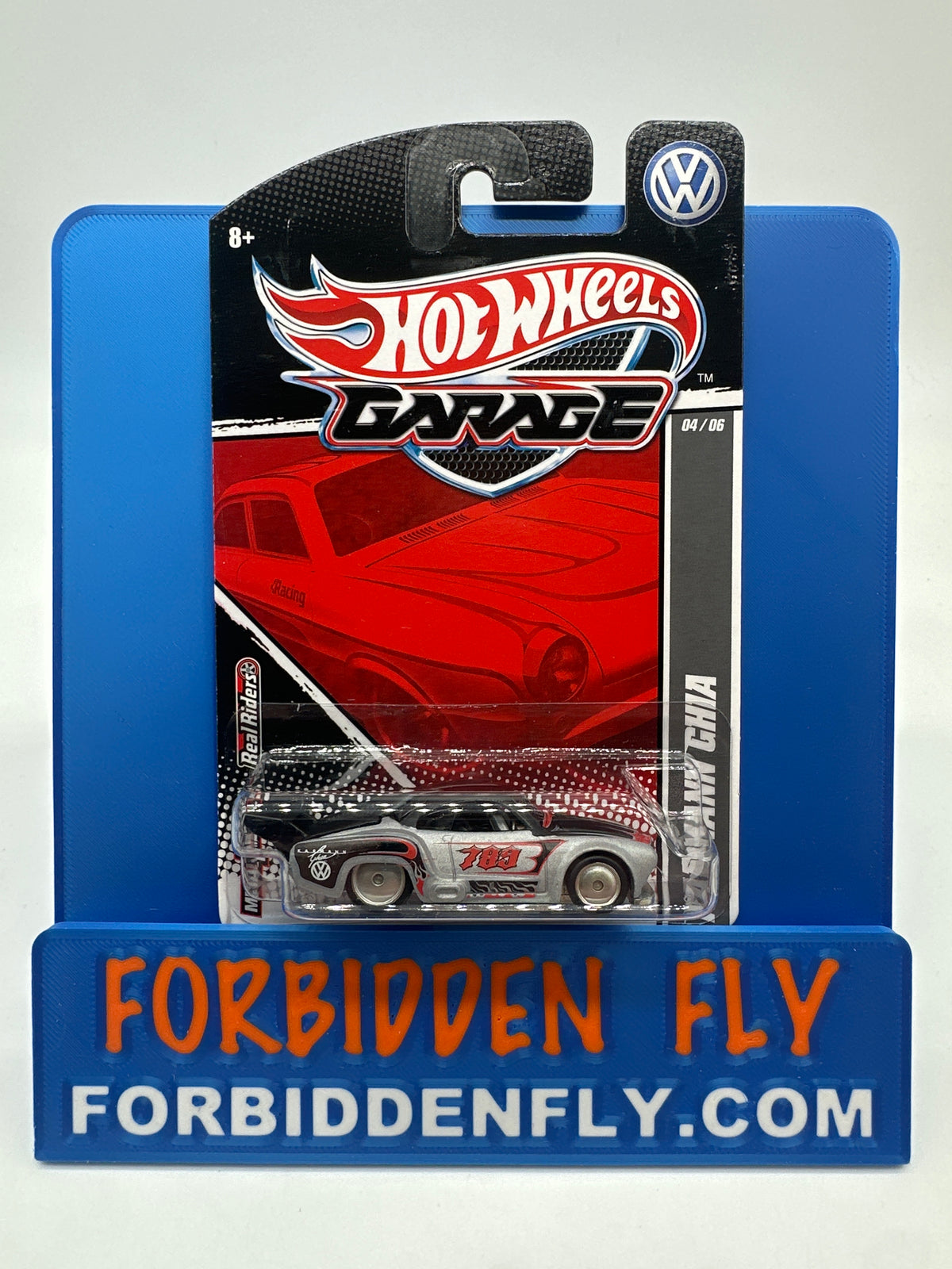 Hot Wheels Premium - HW Garage Series (VW) - Matte Black & Grey Volkswagen Karmann Ghia (#4/6)