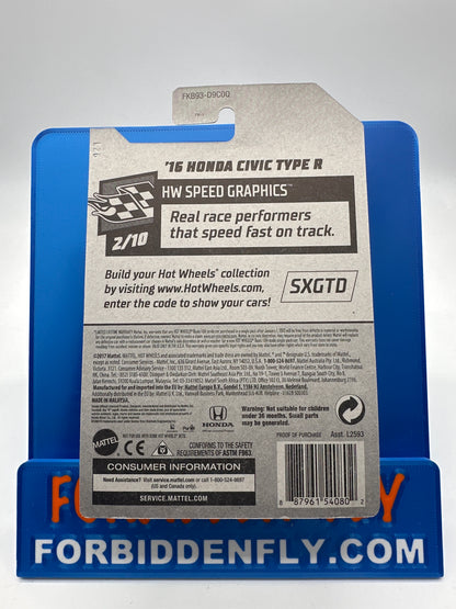 Hot Wheels Mainline - Factory Stickered 2018 - Exclusive Zamac Edition #17/18 - ‘16 Honda Civic Type R