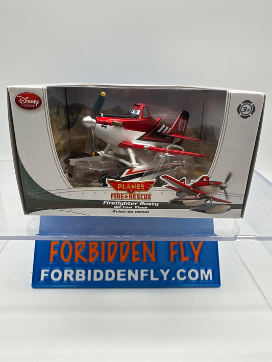 Disney Pixar Planes Movie - Disney Store 1:43 Exclusive - Race & Rescue Series Firefighter Dusty