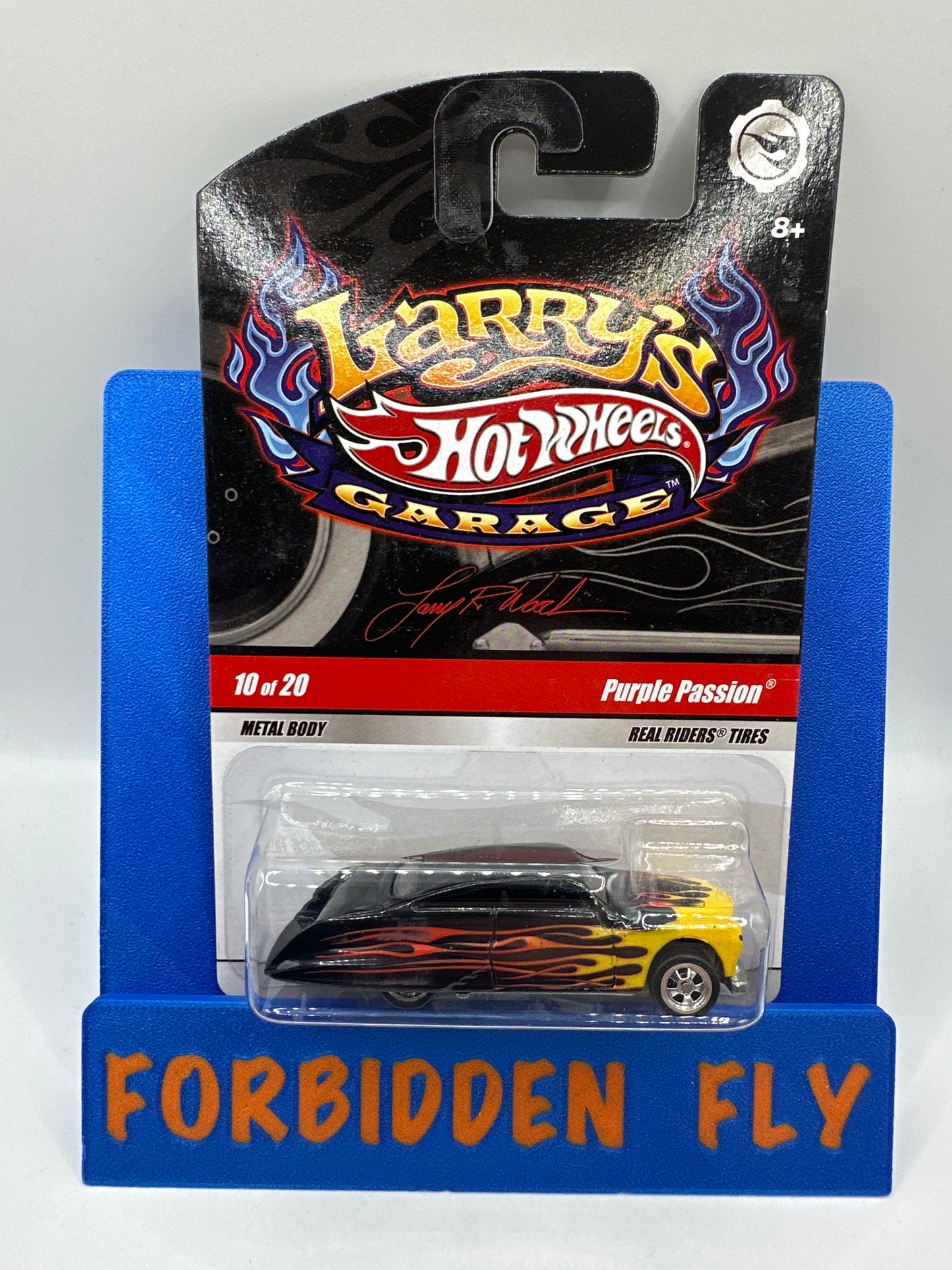 Hot Wheels Premium - Larry’s Garage Series #10/20 - Black Flames Purple Passion