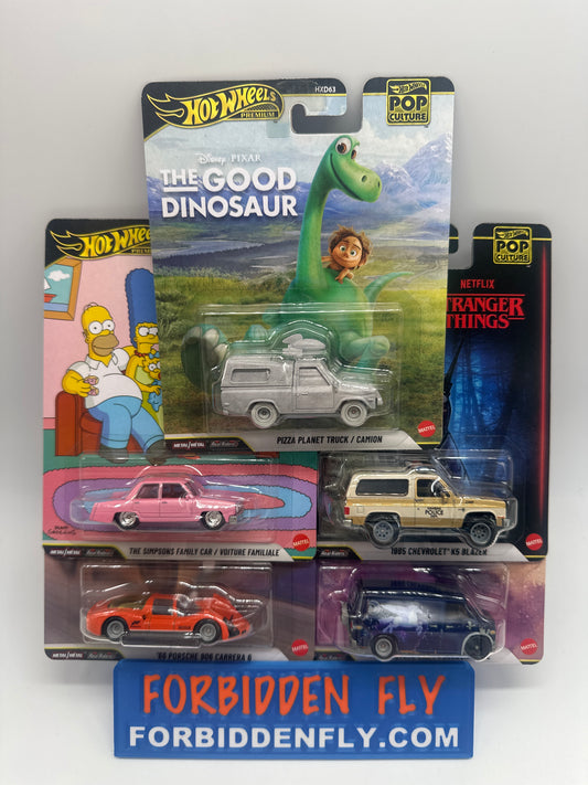 Hot Wheels Premium - Pop Culture 2026 Mix S - Complete Set of 5