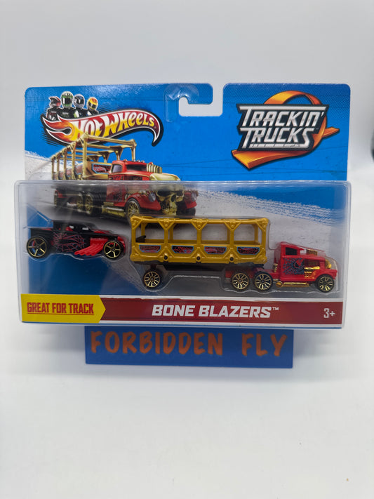 Hot Wheels Trackin’ Trucks (Super Rigs) - 2012 Bone Blazers w/ Black & Red Bone Shaker